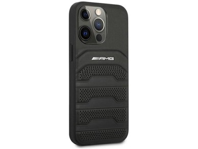 AMG AMHCP14XGSEBK iPhone 14 Pro Max 6,7 "black / black hardcase Leather Debossed Lines AMG AMHCP14XGSEBK iPhone 14 Pro Max 6,7 "black / black hardcase Leather Debossed Lines