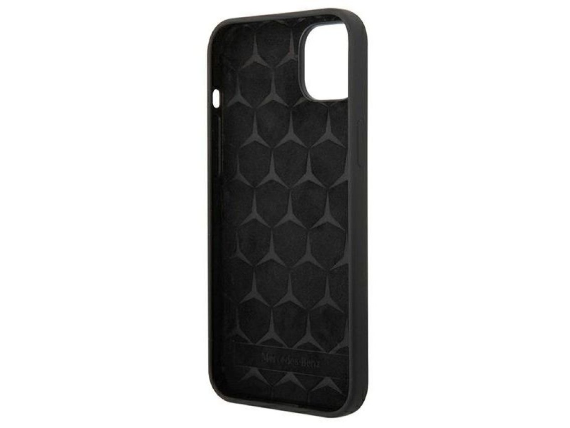 Funda Mercedes Silicone Line para iPhone 14 Plus - negra