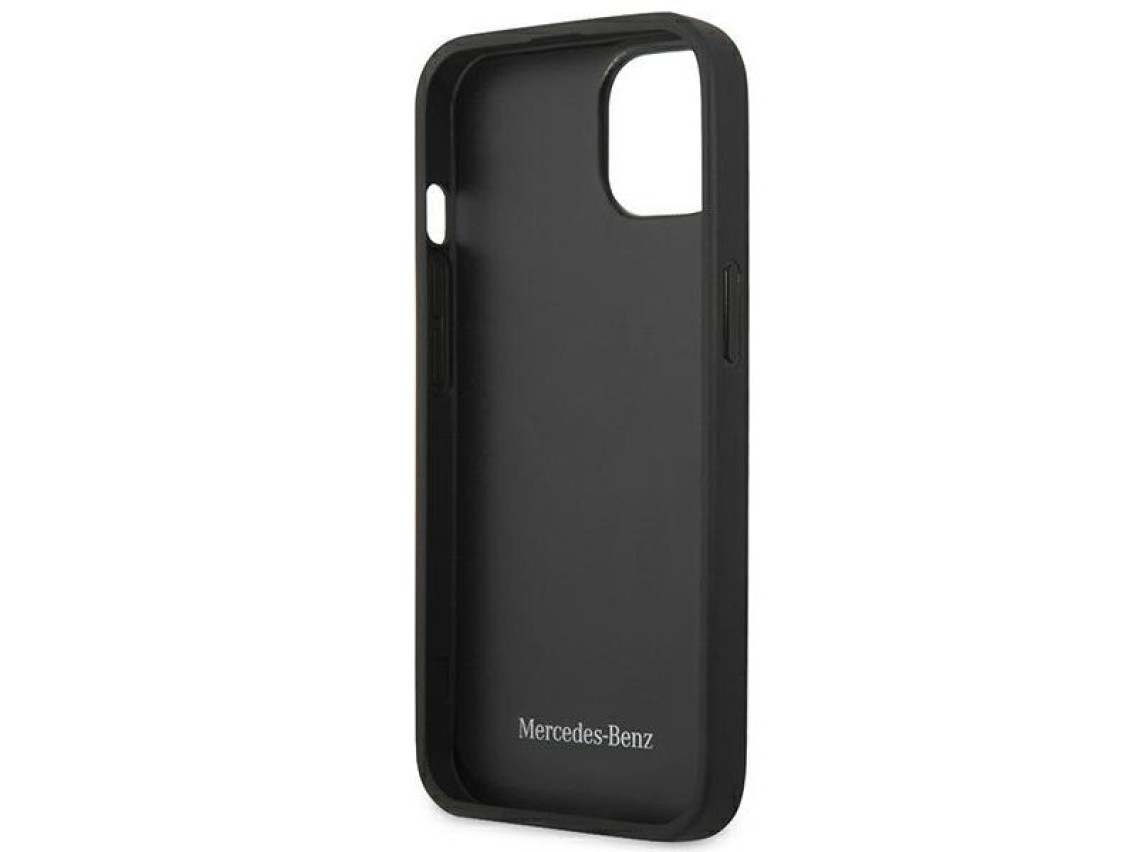 Mercedes MEHCP14MARMBK iPhone 14 Plus 6.7 "black / black hardcase Leather Urban