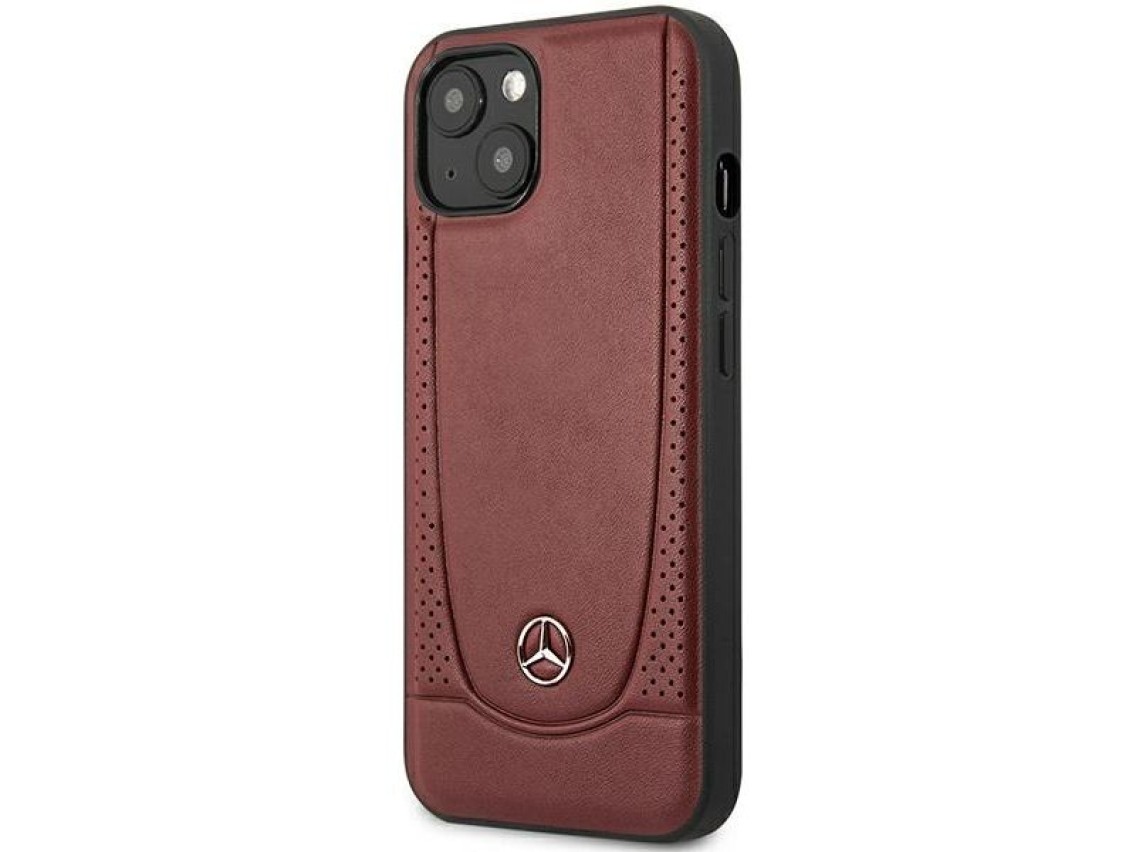 Mercedes MEHCP14MARMRE iPhone 14 Plus 6.7 "red / red hardcase Leather Urban Bengale