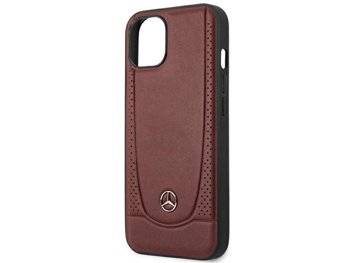 Mercedes MEHCP14MARMRE iPhone 14 Plus 6.7 "red / red hardcase Leather Urban Bengale