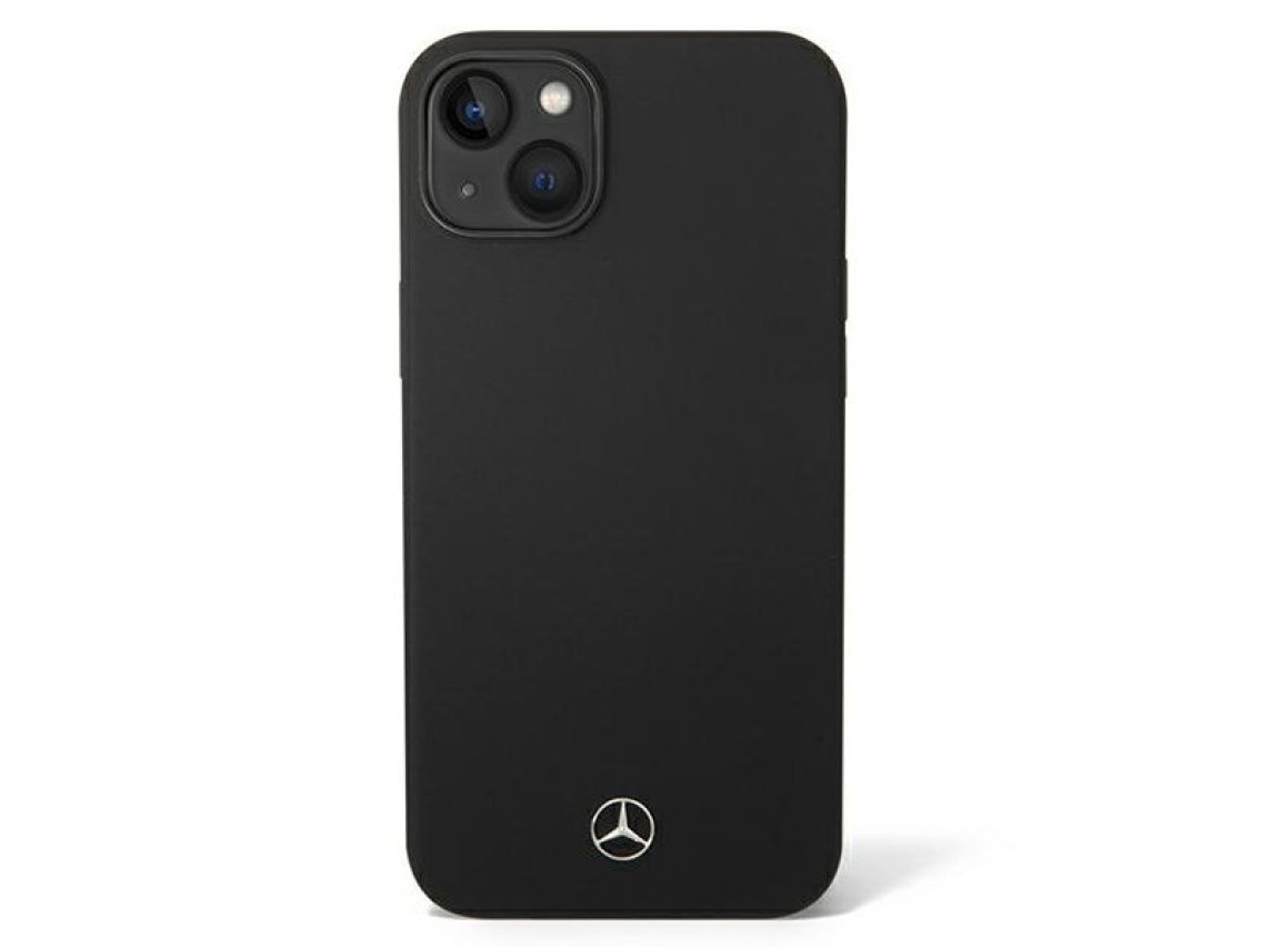 Mercedes Silicone Line MagSafe case for iPhone 14 Plus - black