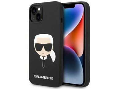 Karl Lagerfeld Silicone Karl`s Head Case for iPhone 13 / 14 / 15 - Black Karl Lagerfeld Silicone Karl`s Head Case for iPhone 13 / 14 / 15 - Black