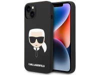 Karl Lagerfeld Silicone Karl`s Head Case for iPhone 13 / 14 / 15 - Black Karl Lagerfeld Silicone Karl`s Head Case for iPhone 13 / 14 / 15 - Black