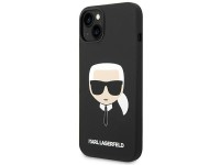 Karl Lagerfeld Silicone Karl`s Head Case for iPhone 13 / 14 / 15 - Black Karl Lagerfeld Silicone Karl`s Head Case for iPhone 13 / 14 / 15 - Black