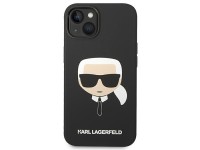 Karl Lagerfeld Silicone Karl`s Head Case for iPhone 13 / 14 / 15 - Black Karl Lagerfeld Silicone Karl`s Head Case for iPhone 13 / 14 / 15 - Black