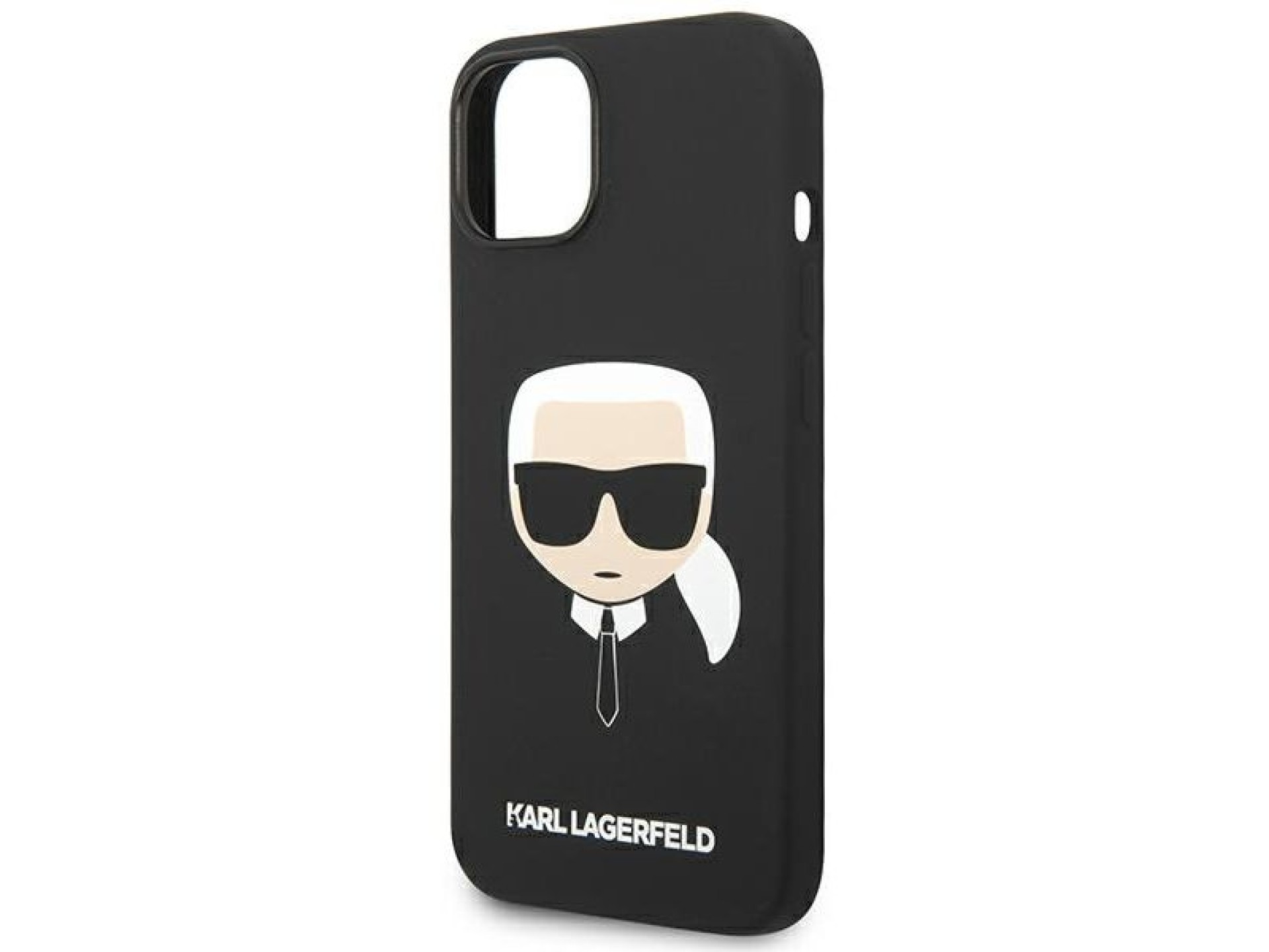Karl Lagerfeld Silicone Karl`s Head Case for iPhone 13 / 14 / 15 - Black