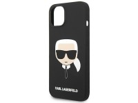 Karl Lagerfeld Silicone Karl`s Head Case for iPhone 13 / 14 / 15 - Black Karl Lagerfeld Silicone Karl`s Head Case for iPhone 13 / 14 / 15 - Black