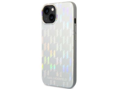 Funda Karl Lagerfeld KLHCP14SLGMMSV3 para iPhone 14/15/13 - plateada Funda Karl Lagerfeld KLHCP14SLGMMSV3 para iPhone 14/15/13 - plateada