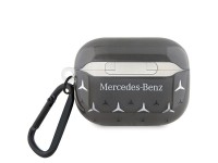 Funda para AirPods Pro Mercedes MEAP8DPMGS negra/negra con estampado de estrellas grandes Funda para AirPods Pro Mercedes MEAP8DPMGS negra/negra con estampado de estrellas grandes