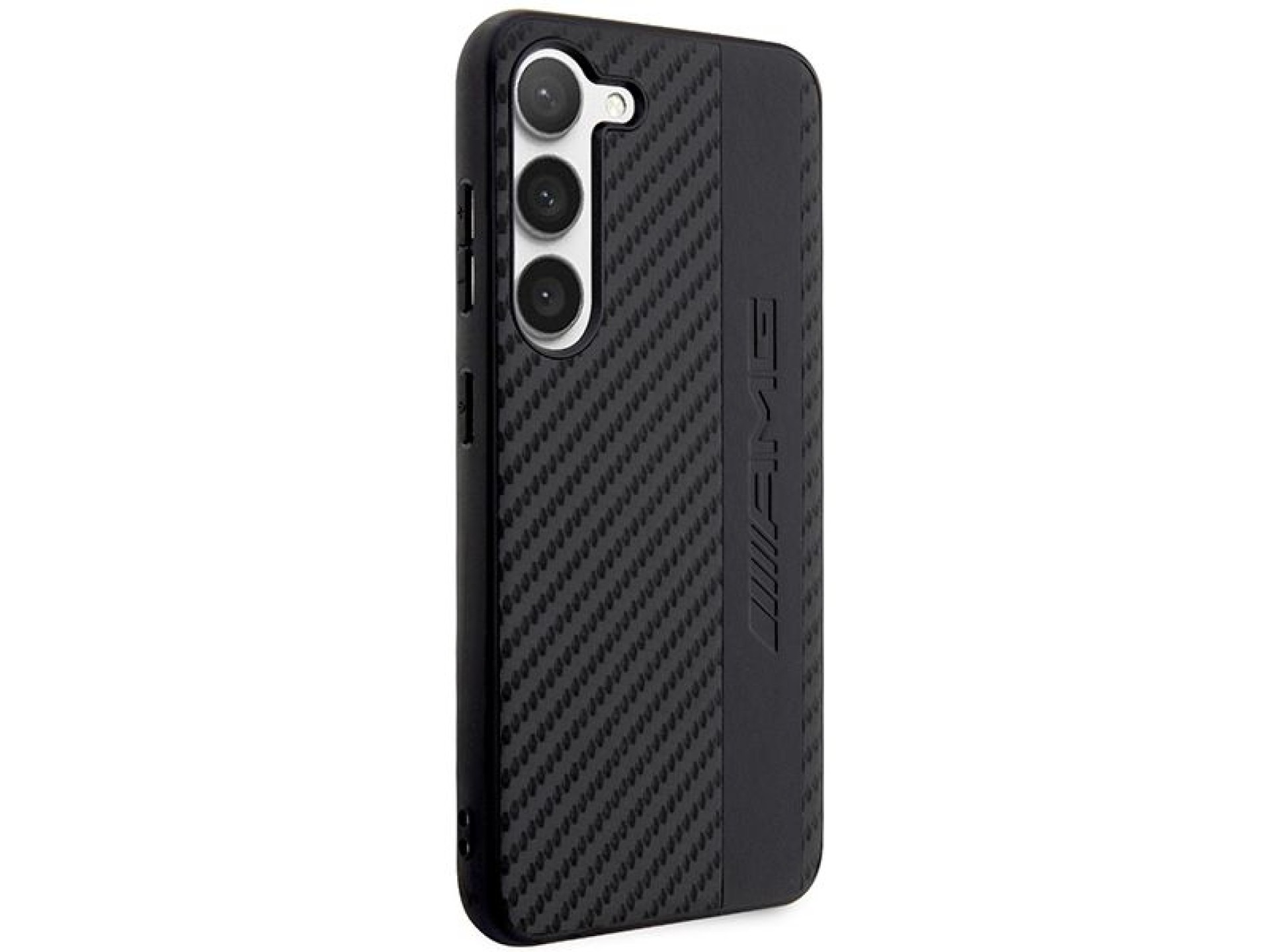 AMG AMHCS23SBLSCA S23 S911 preto/preto com faixa de carbono e relevo