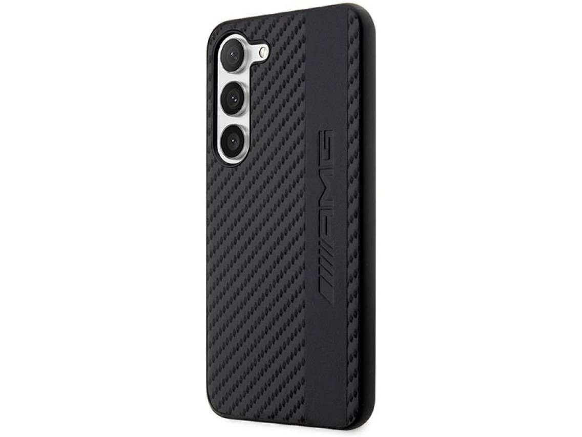 AMG AMHCS23MBLSCA S23+ S916 black/black hardcase Carbon Stripe&Embossed