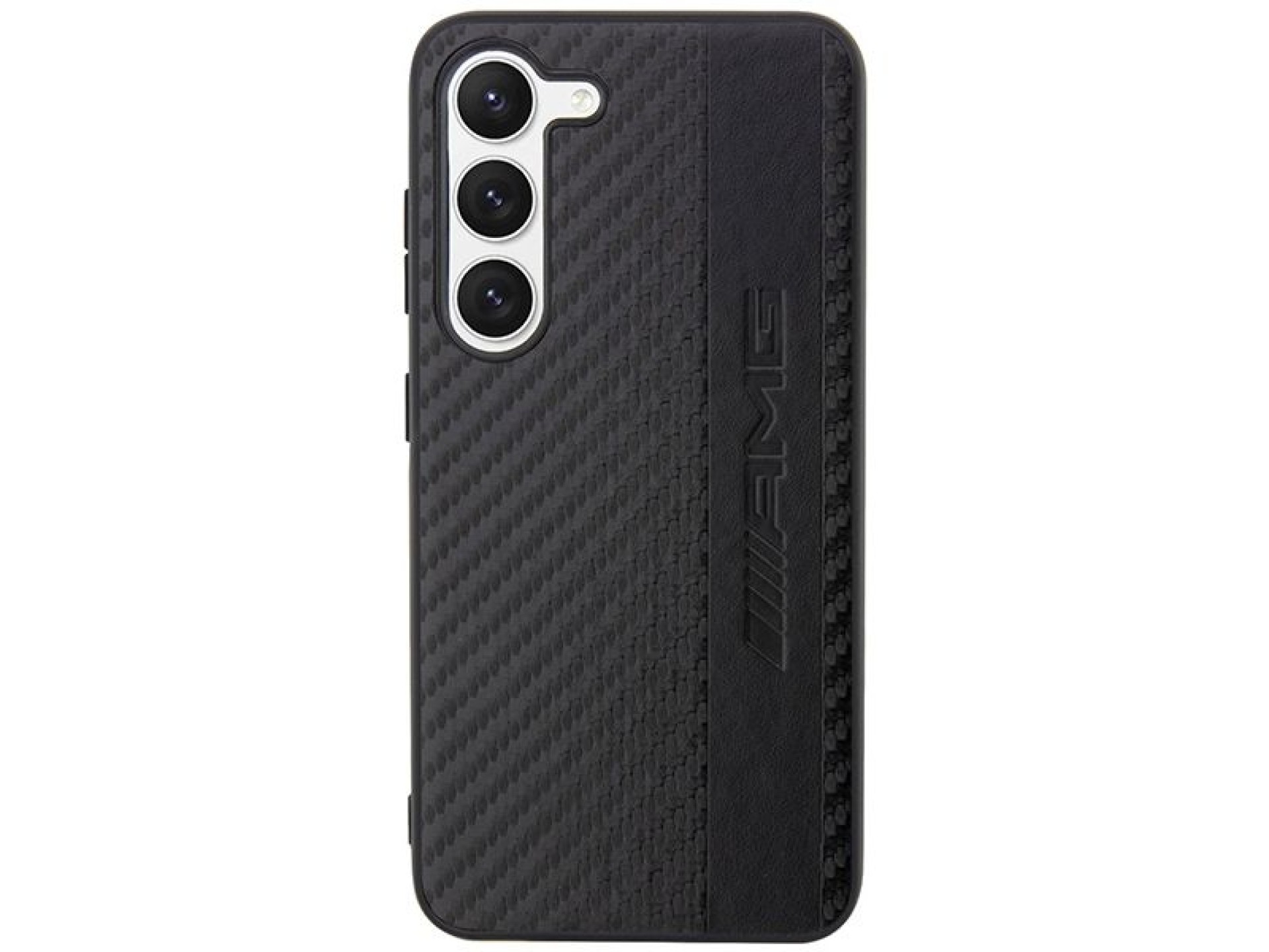 AMG AMHCS23MBLSCA S23+ S916 black/black hardcase Carbon Stripe&Embossed