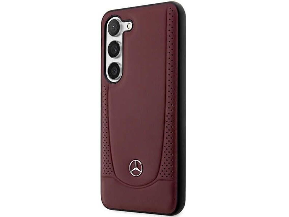 Mercedes MEHCS23MARMRE S23+ S916 estojo rígido vermelho/vermelho Couro Urban Bengale