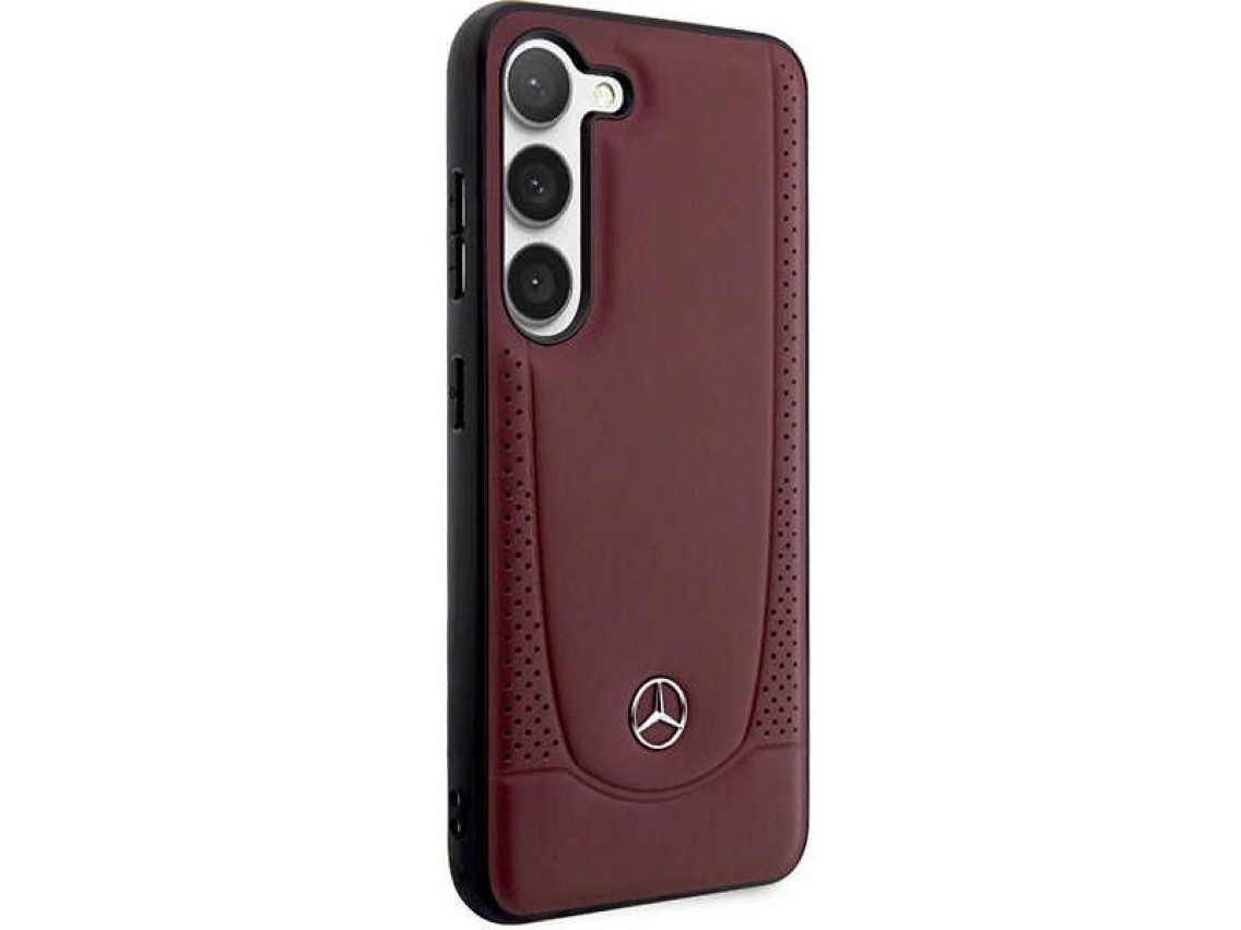 Mercedes MEHCS23MARMRE S23+ S916 estojo rígido vermelho/vermelho Couro Urban Bengale