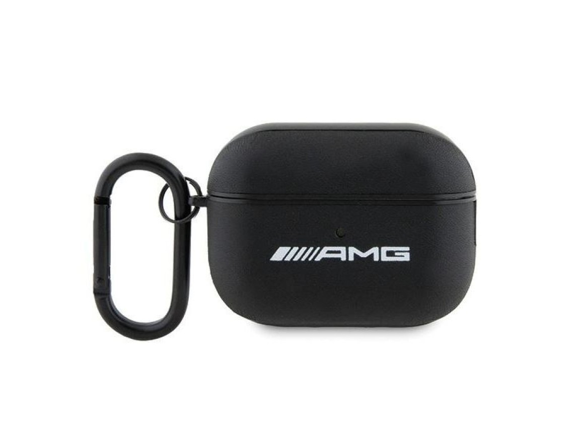 AMG AMAP2SLWK AirPods Pro 2 (2022/2023) cover black/black Leather White Logo