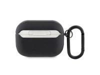AMG AMAP2SLWK AirPods Pro 2 (2022/2023) cover black/black Leather White Logo AMG AMAP2SLWK AirPods Pro 2 (2022/2023) cover black/black Leather White Logo