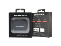 AMG AMAP2SLWK AirPods Pro 2 (2022/2023) cover black/black Leather White Logo AMG AMAP2SLWK AirPods Pro 2 (2022/2023) cover black/black Leather White Logo