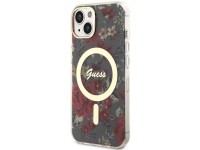 Capa rígida Guess GUHMP14MHCFWSA para iPhone 14 Plus 6.7" verde/cáqui com estampa floral e MagSafe. Capa rígida Guess GUHMP14MHCFWSA para iPhone 14 Plus 6.7" verde/cáqui com estampa floral e MagSafe.