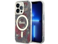Guess GUHMP14LHCFWSA iPhone 14 Pro 6.1" green/khaki hardcase Flower MagSafe Guess GUHMP14LHCFWSA iPhone 14 Pro 6.1" green/khaki hardcase Flower MagSafe