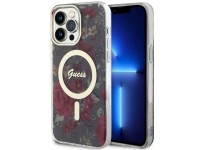 Funda rígida Guess GUHMP14XHCFWSA para iPhone 14 Pro Max de 6,7" en color verde/caqui con diseño flo Funda rígida Guess GUHMP14XHCFWSA para iPhone 14 Pro Max de 6,7" en color verde/caqui con diseño flo