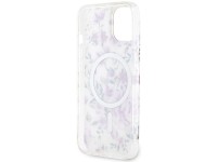Funda Guess Flower MagSafe para iPhone 14 - transparente Funda Guess Flower MagSafe para iPhone 14 - transparente