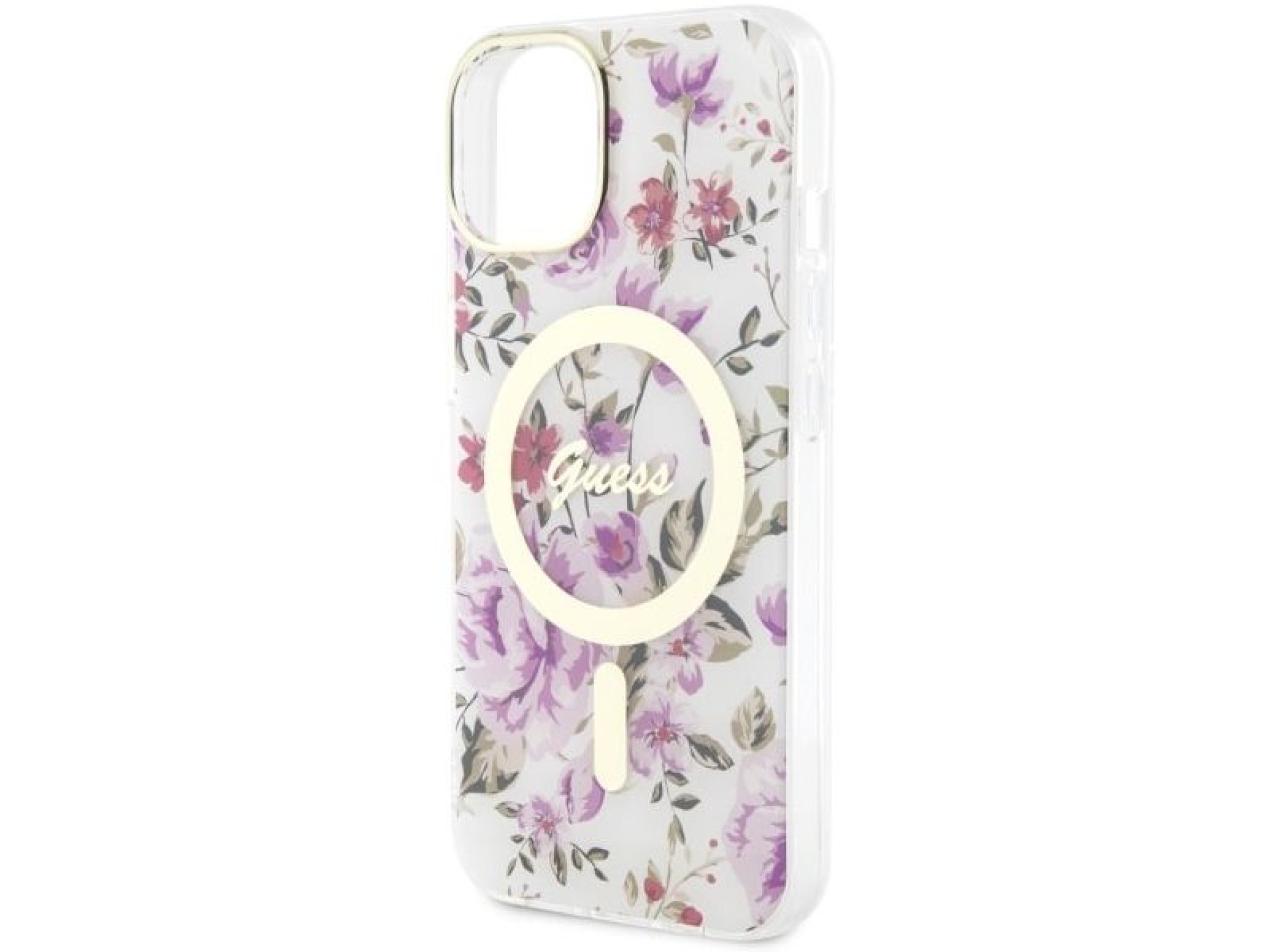 Funda rígida transparente Guess GUHMP14MHCFWST para iPhone 14 Plus de 6,7