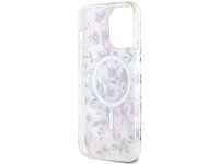 Guess GUHMP14XHCFWST iPhone 14 Pro Max 6.7" transparent hardcase Flower MagSafe Guess GUHMP14XHCFWST iPhone 14 Pro Max 6.7" transparent hardcase Flower MagSafe