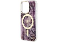 Guess GUHMP14XHLEOPWP iPhone 14 Pro Max 6.7" pink/pink hardcase Leopard MagSafe Guess GUHMP14XHLEOPWP iPhone 14 Pro Max 6.7" pink/pink hardcase Leopard MagSafe