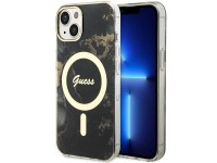 Guess GUHMP14SHTMRSK iPhone 14 6.1" black/black hardcase Golden Marble MagSafe Guess GUHMP14SHTMRSK iPhone 14 6.1" black/black hardcase Golden Marble MagSafe
