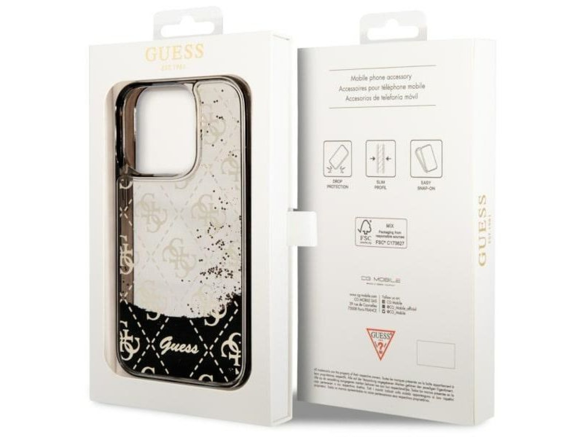 Funda rígida Guess GUHCP14LLC4PSGK para iPhone 14 Pro de 6,1
