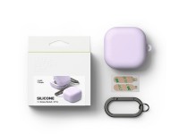 Capa de silicone Ringke para Samsung Galaxy Buds 4 / 4 Pro - Roxa