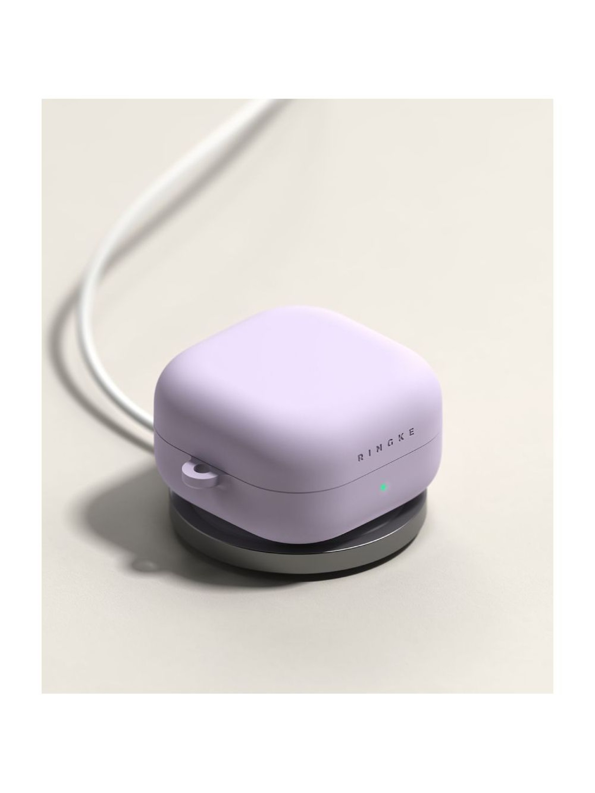 Capa de silicone Ringke para Samsung Galaxy Buds 4 / 4 Pro - Roxa