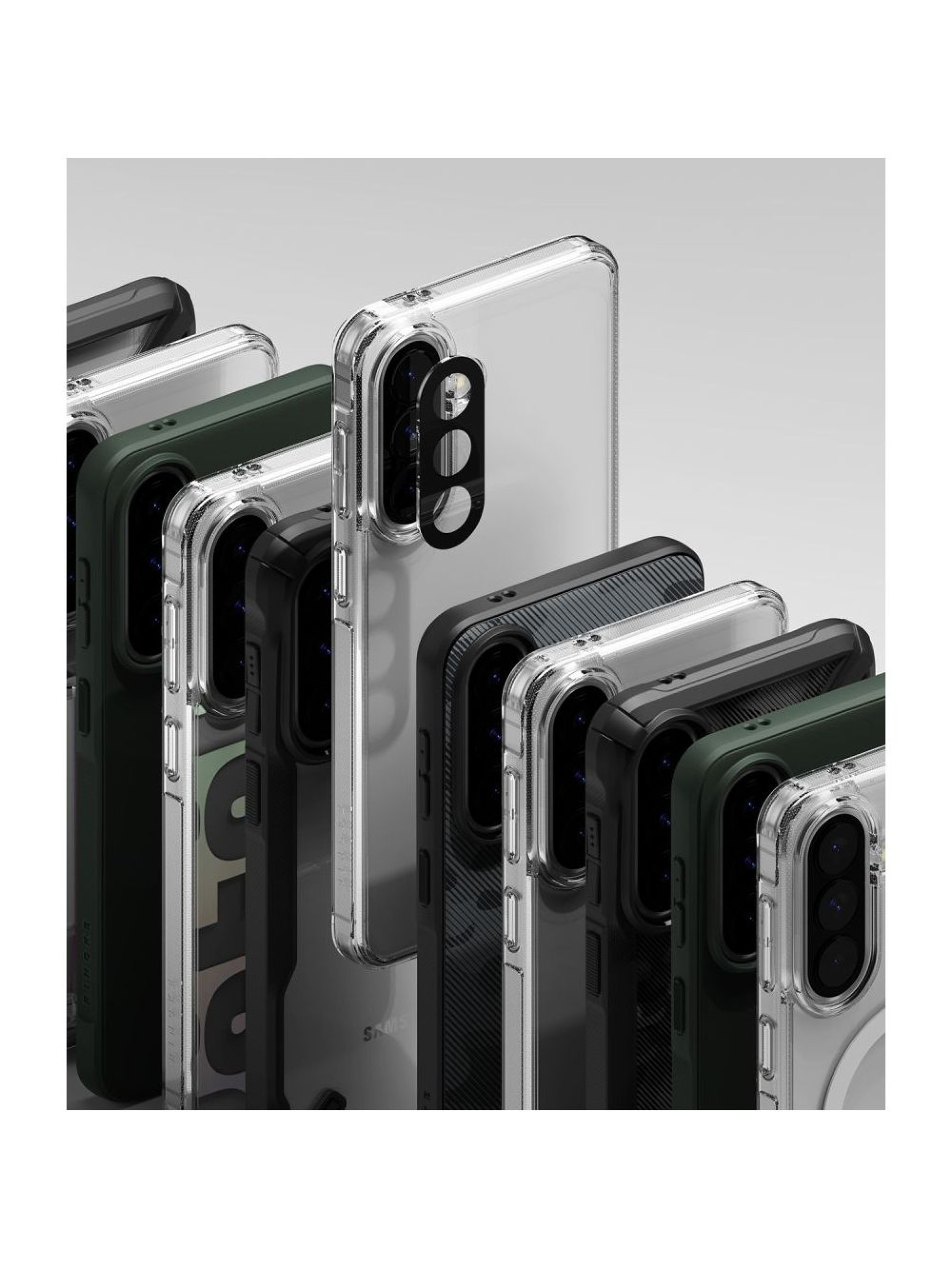 Ringke Fusion X Case for Samsung Galaxy A57 5G - Clear and Black
