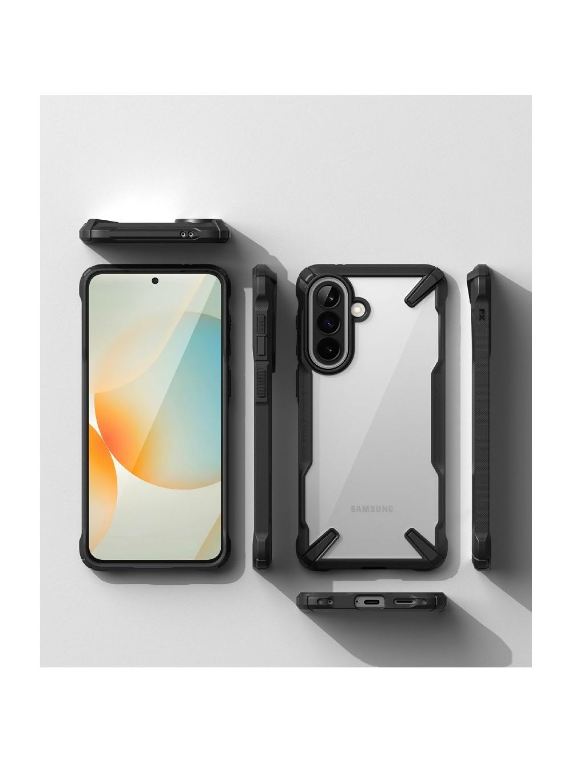 Funda Ringke Fusion X para Samsung Galaxy A57 5G - Transparente y negra