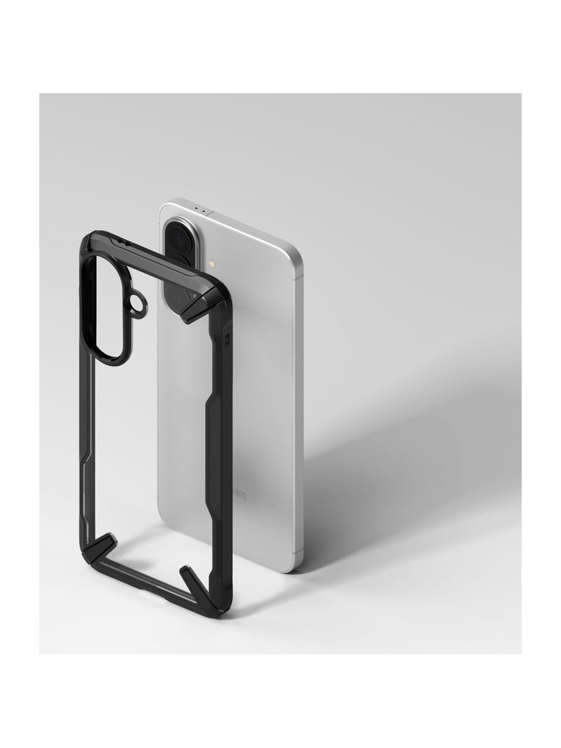 Ringke Fusion X Case for Samsung Galaxy A57 5G - Clear and Black