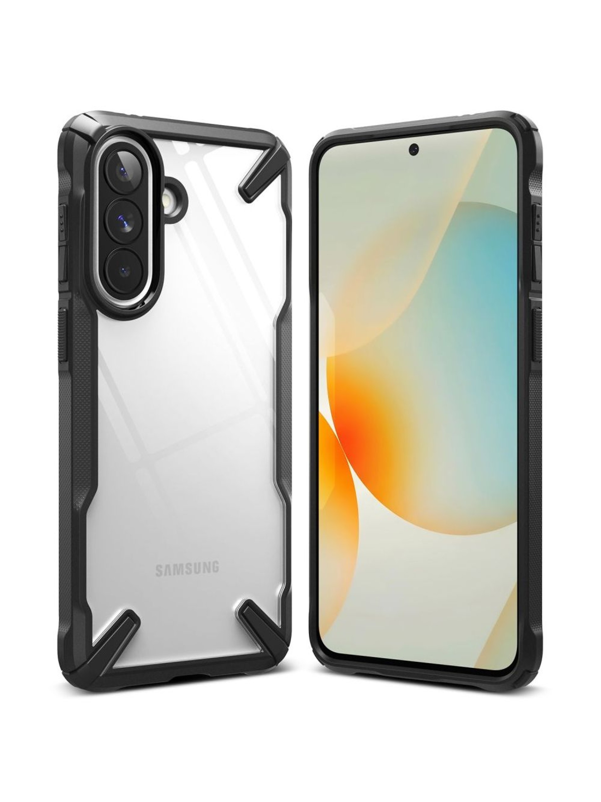Ringke Fusion X Case for Samsung Galaxy A57 5G - Clear and Black