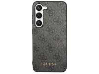 Guess GUHCS23SG4GFGR S23 S911 grey/grey hardcase 4G Metal Gold Logo