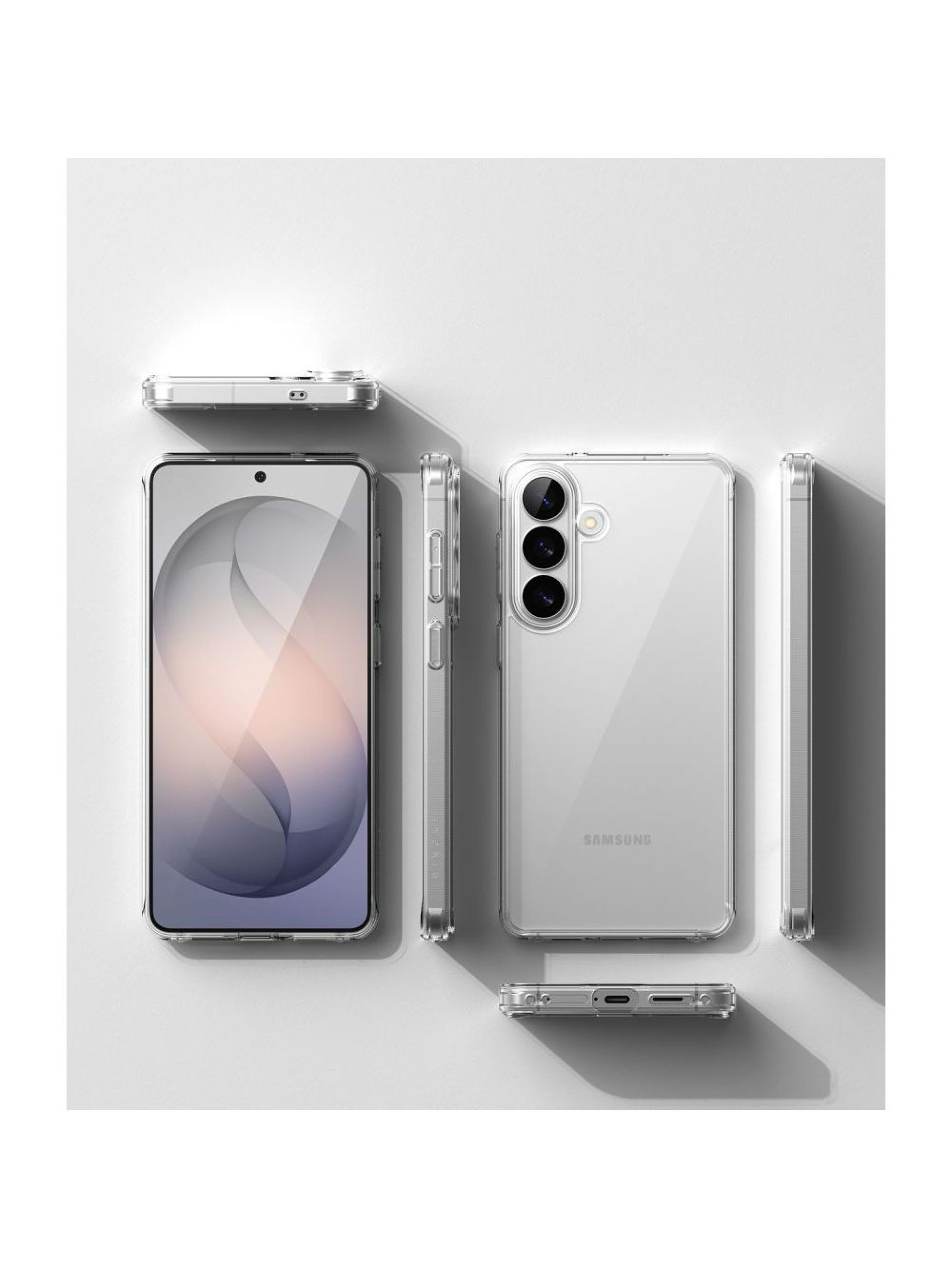 Capa Ringke Fusion para Samsung Galaxy S26 - Transparente