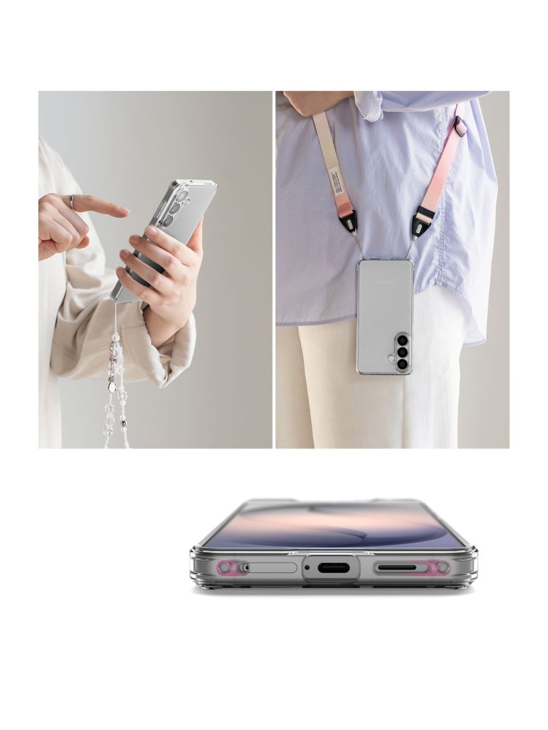 Funda Ringke Fusion para Samsung Galaxy S26 - Transparente mate
