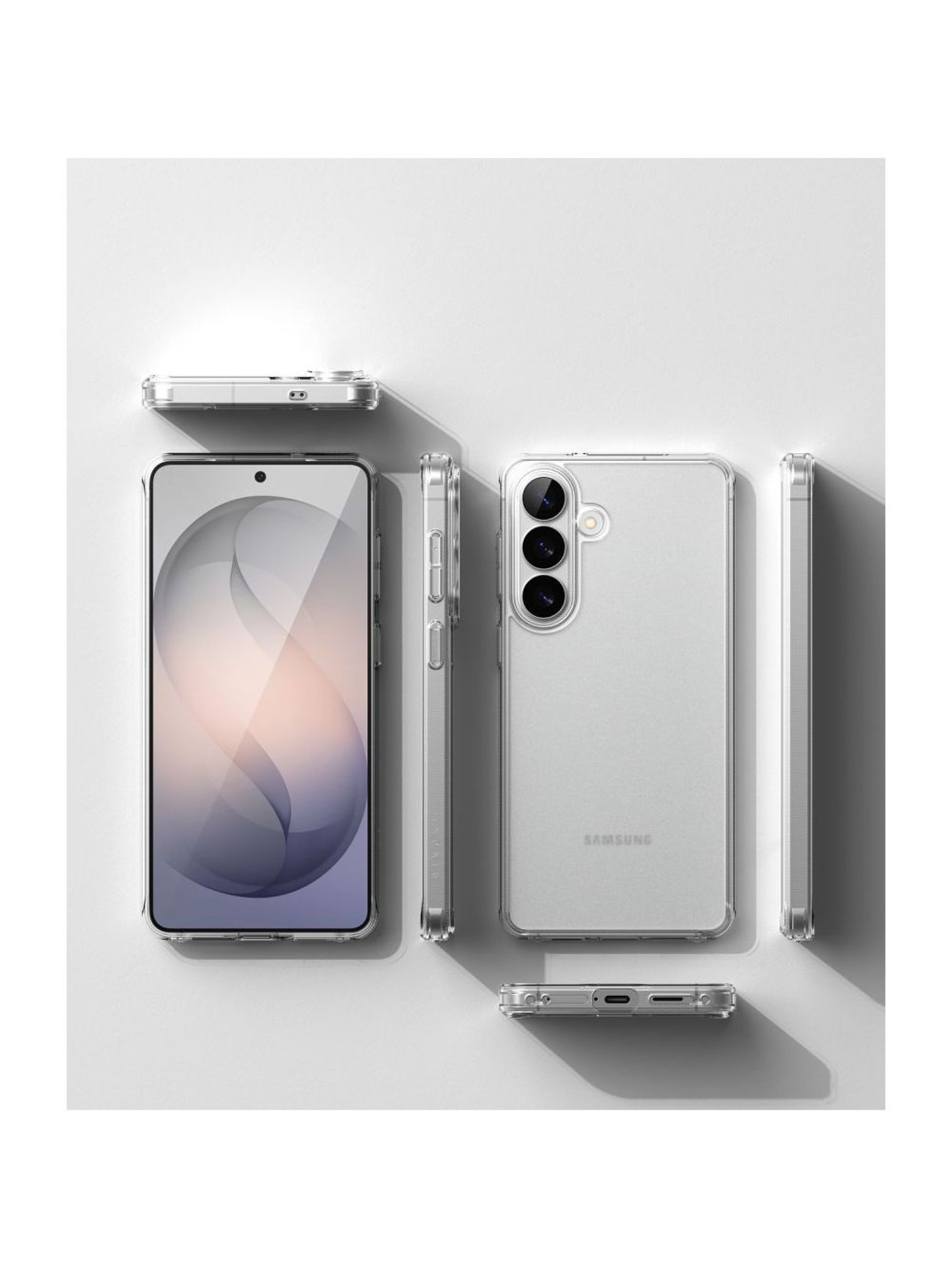 Funda Ringke Fusion para Samsung Galaxy S26 - Transparente mate