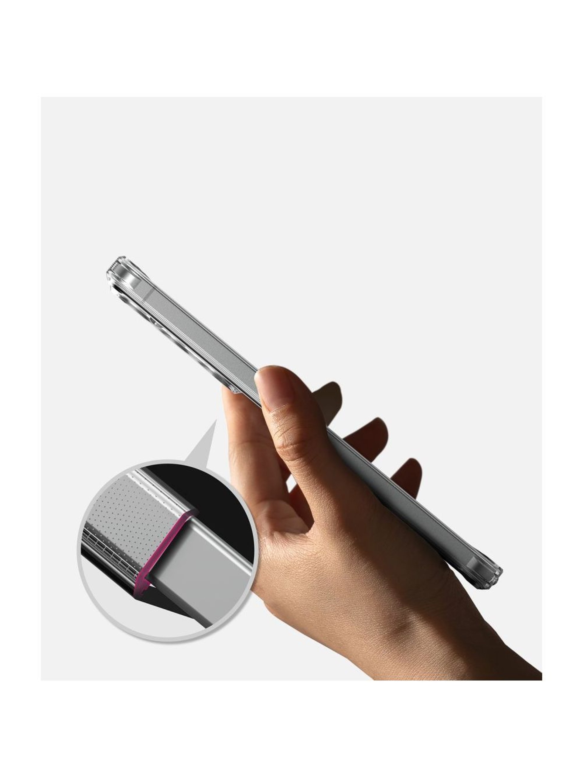 Capa Ringke Fusion para Samsung Galaxy S26 - Transparente
