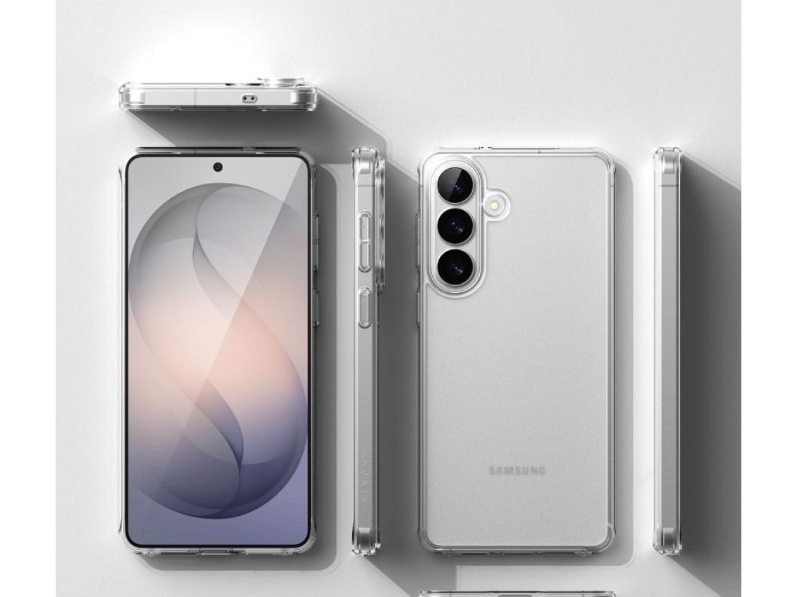 Capa Ringke Fusion para Samsung Galaxy S26 - Transparente Fosca