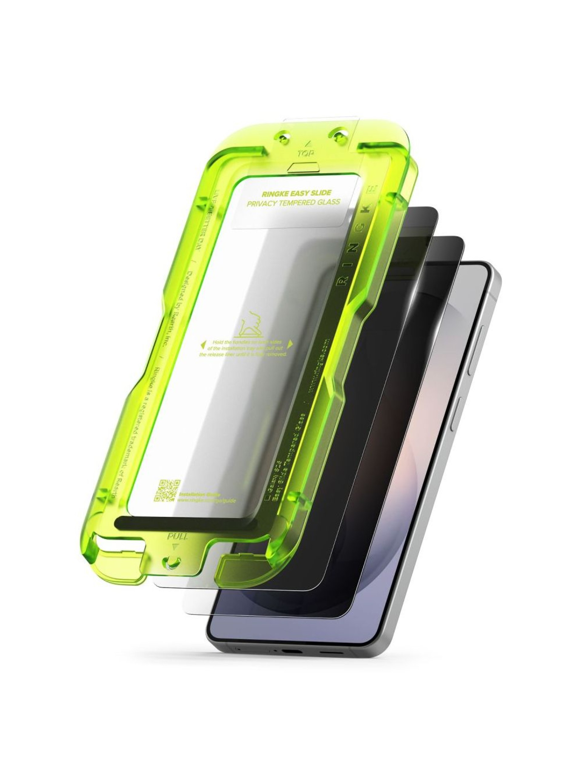 Ringke Easy Slide Privacy Tempered Glass 2-Pack for Samsung Galaxy S26