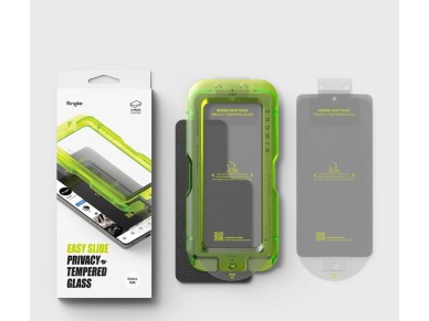 Paquete de 2 protectores de pantalla de vidrio templado Ringke Easy Slide Privacy para Samsung Galax Paquete de 2 protectores de pantalla de vidrio templado Ringke Easy Slide Privacy para Samsung Galax