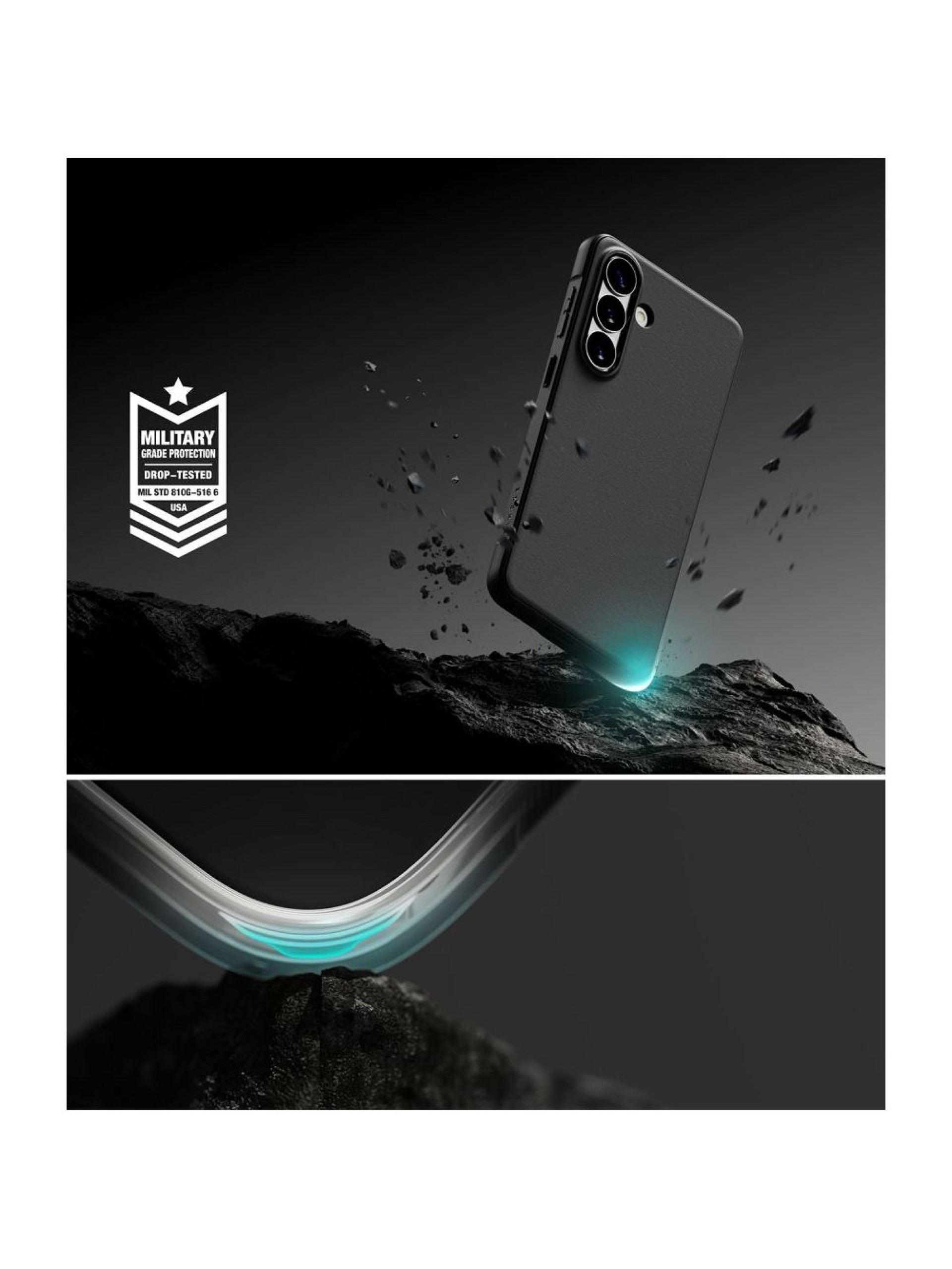 Capa Ringke Onyx Magsafe para Samsung Galaxy S26 - Preta