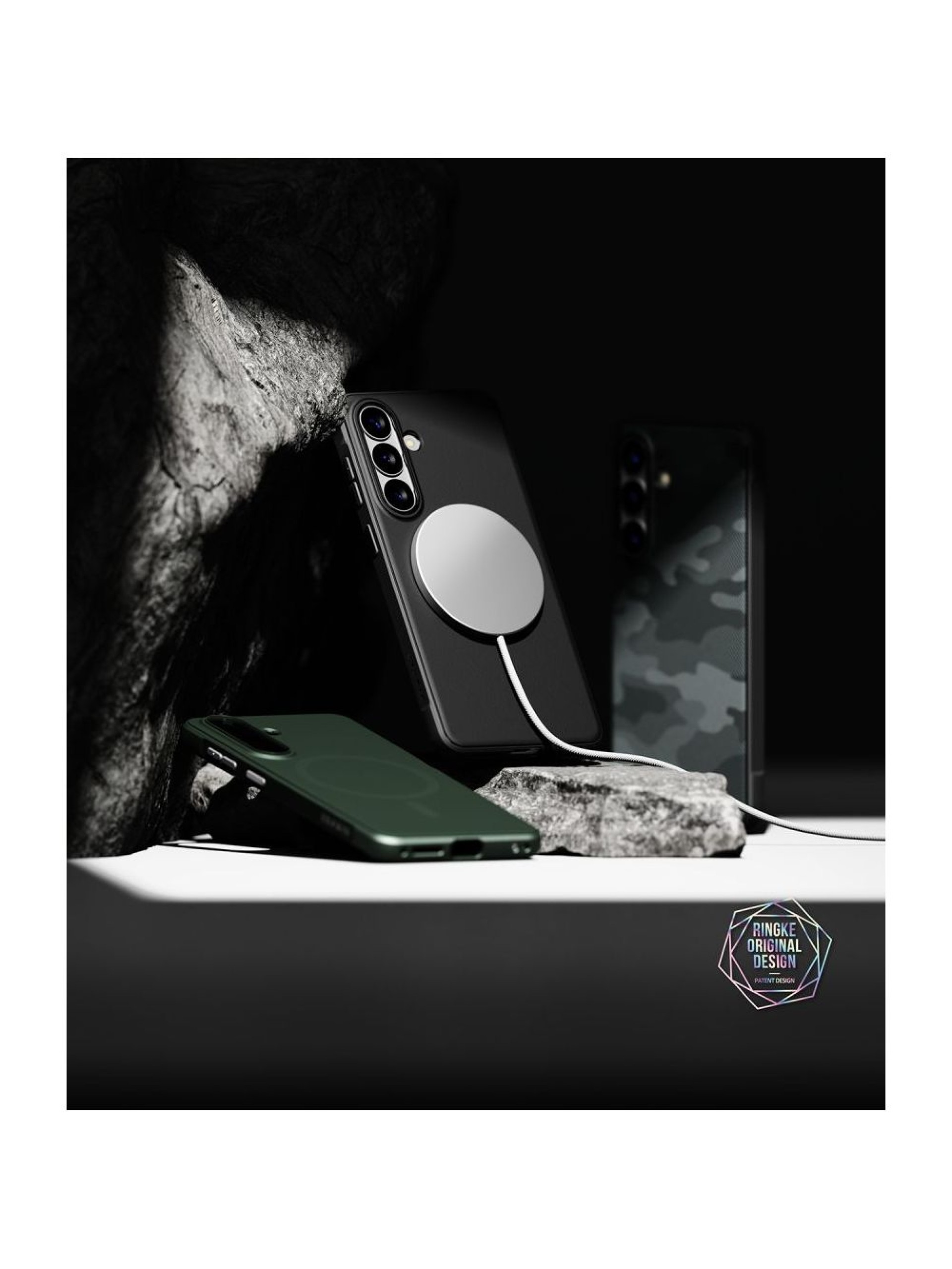 Capa Ringke Onyx Magsafe para Samsung Galaxy S26 - Preta