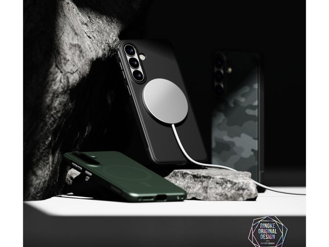 Capa Ringke Onyx Magsafe para Samsung Galaxy S26 - Preta