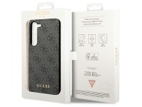 Guess GUHCS23SG4GFGR S23 S911 grey/grey hardcase 4G Metal Gold Logo