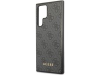 Estuche rígido Guess GUHCS23LG4GFGR S23 Ultra S918 gris/gris 4G Metal Gold Logo Estuche rígido Guess GUHCS23LG4GFGR S23 Ultra S918 gris/gris 4G Metal Gold Logo
